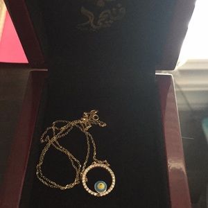 18 k evil eye necklace authentic gold 🌟
